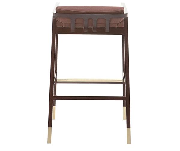 中式簡(jiǎn)約實(shí)木高腳吧椅咖啡廳家具