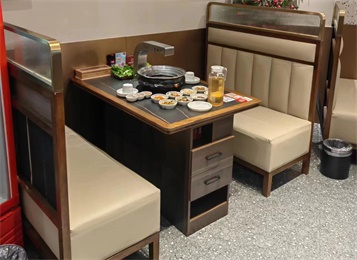 自助烤肉店上排煙碳烤無煙烤肉桌 自助烤肉店上排煙碳烤無煙烤肉桌