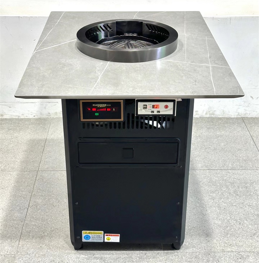 韓式烤肉店無(wú)煙凈化電烤烤肉桌