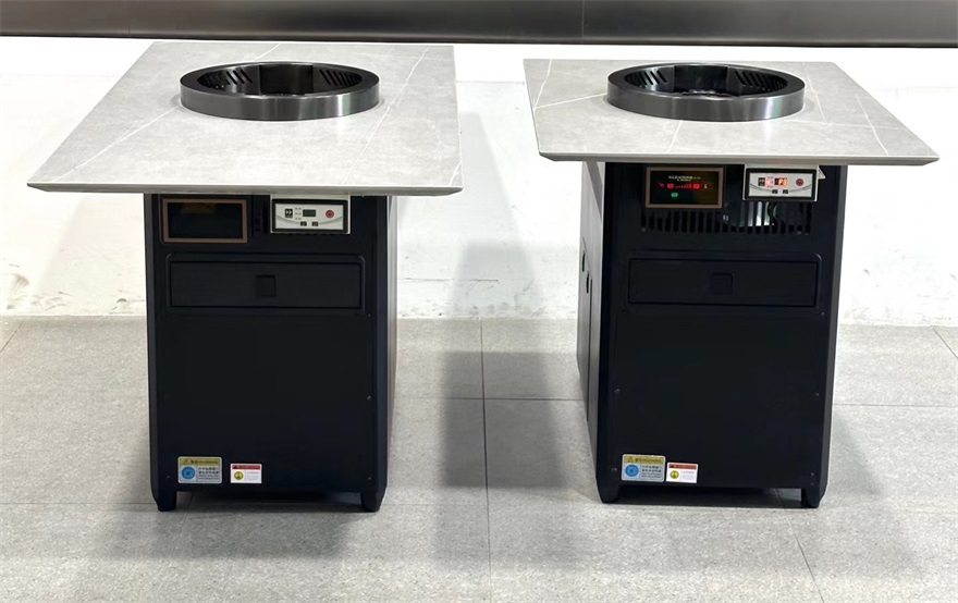 韓式烤肉店無(wú)煙凈化電烤烤肉桌