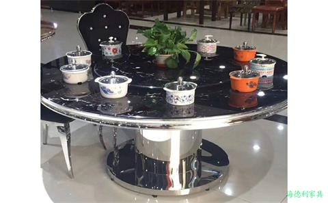 鋼化玻璃一人一鍋自助火鍋電磁爐餐桌