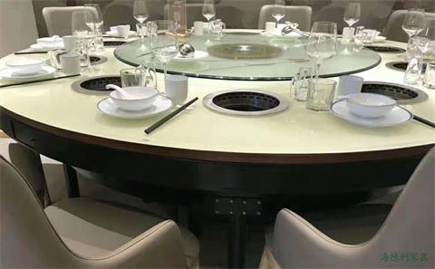 大理石一人一鍋自助火鍋電磁爐餐桌